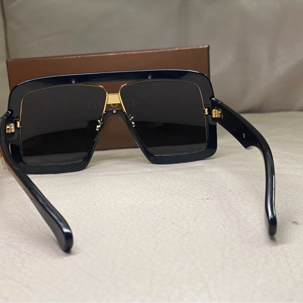 Gucci 60MM multi logo Mask Sunglasses